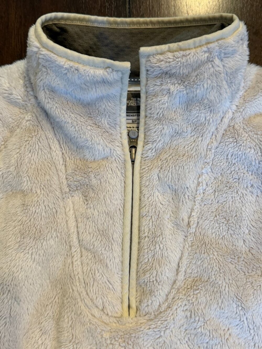 The North Face Womens Osito Quarter Zip Fleece Pullover Jacket White Small - Picture 3 of 11